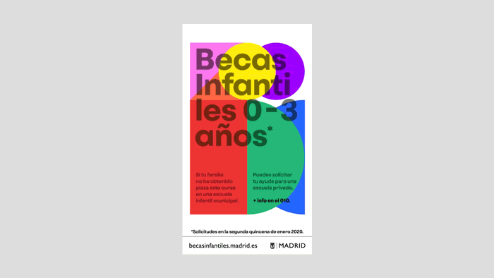 “Campaña Becas Infantiles-Ayuntamiento de Madrid” — Animation