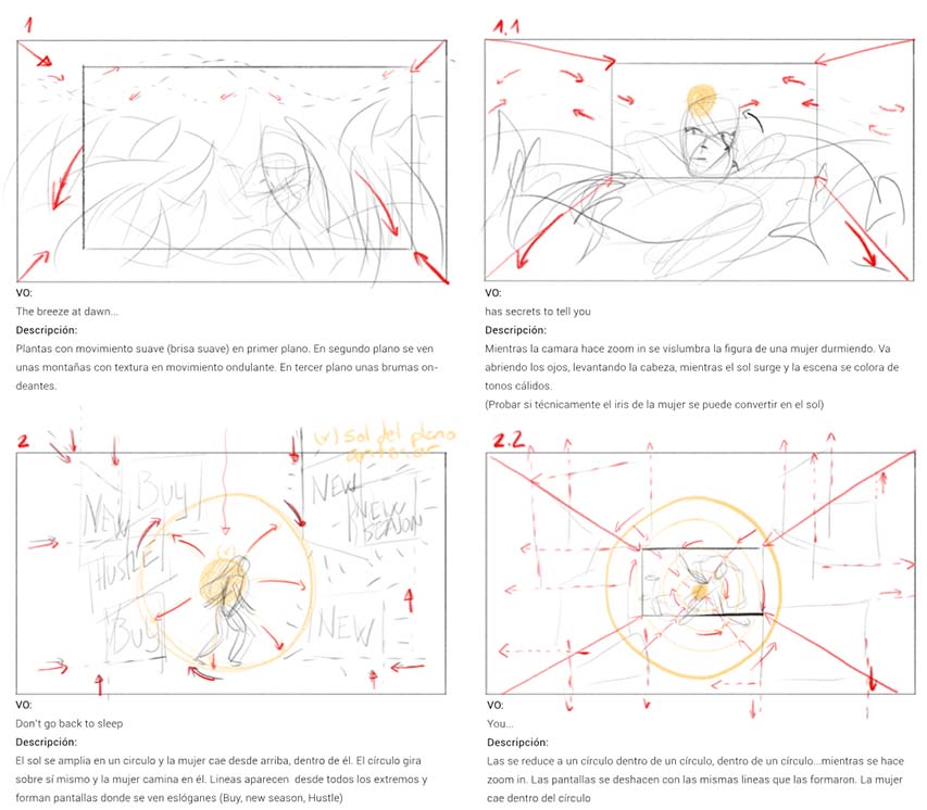 storyboard proyecto Susana Ramírez