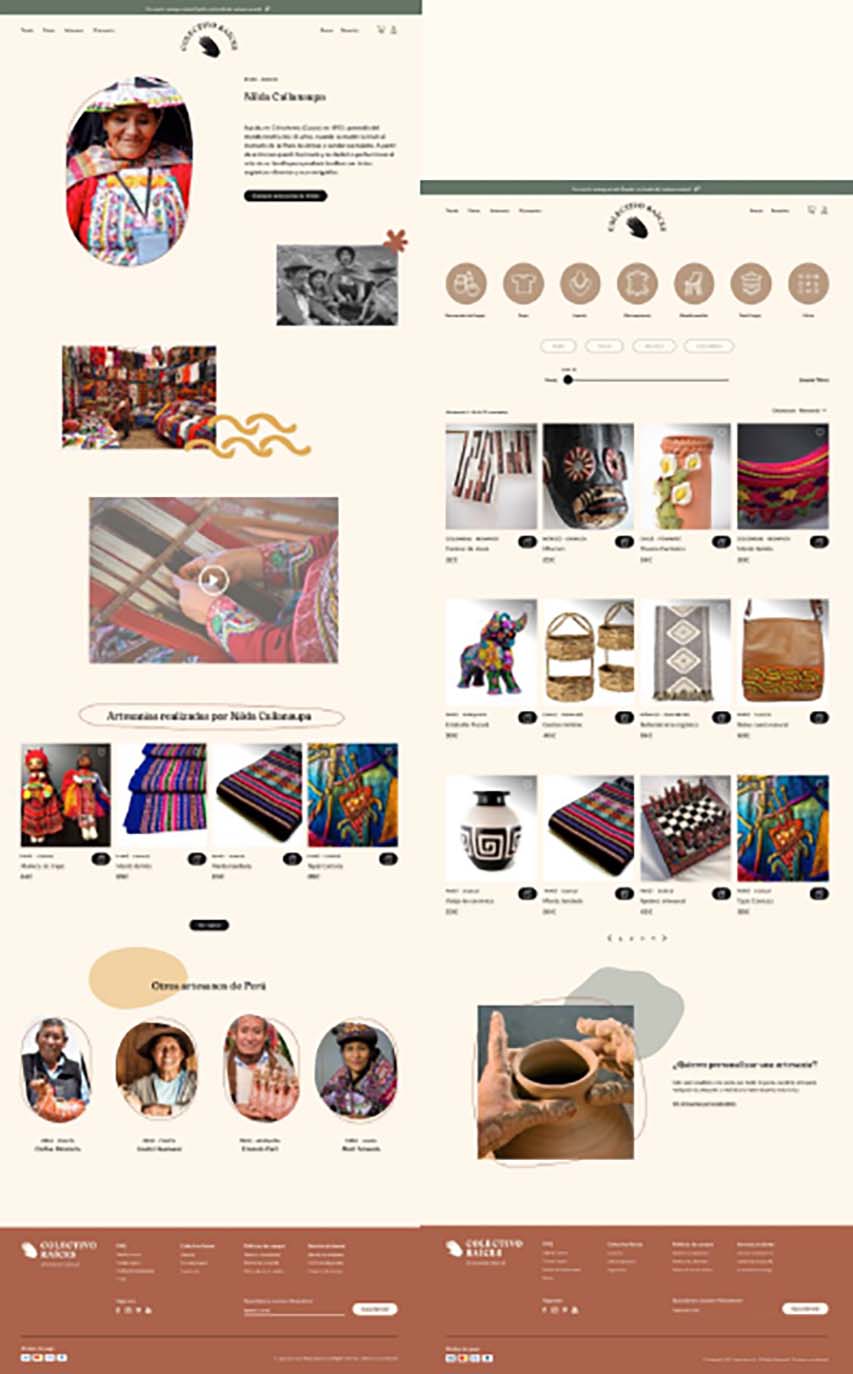 Prototipos finales del Proyecto Colectivo Raíces