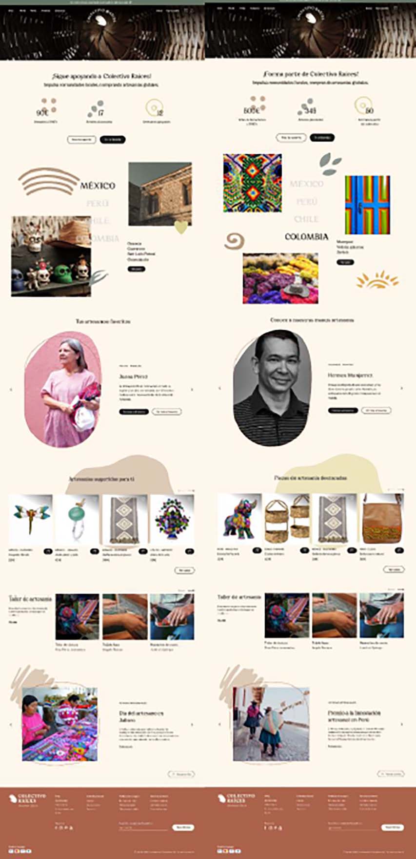 Prototipos finales: del Proyecto Colectivo Raíces