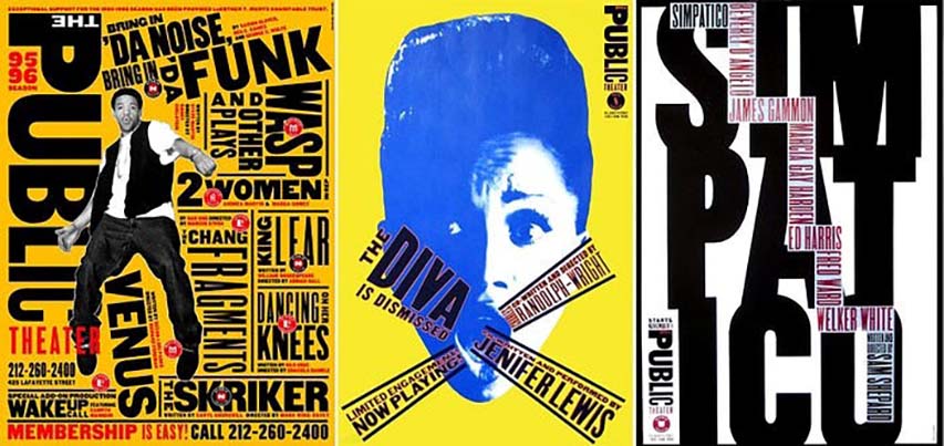diseños Paula Scher Diseños de Paula Scher