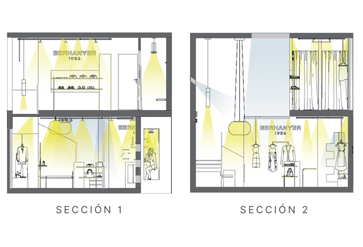 Berhanyer_iluminación tienda
