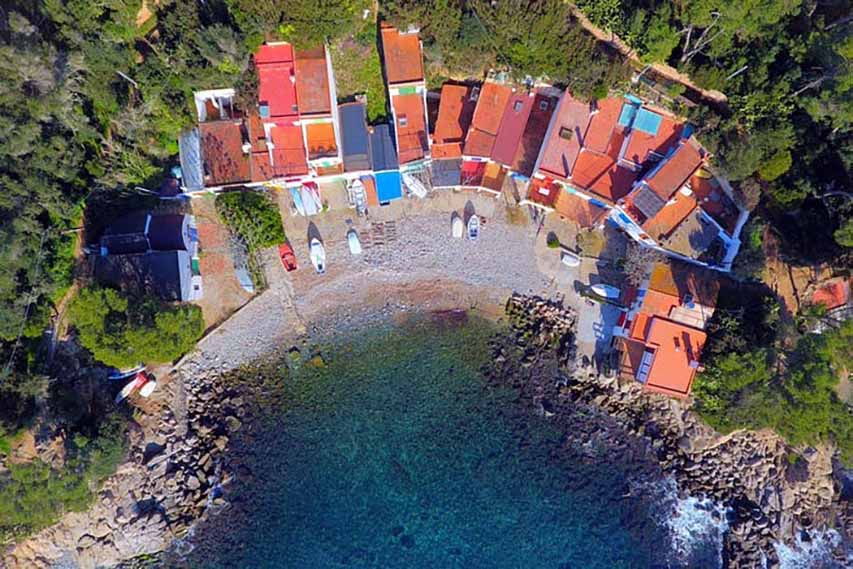 Cala s’Alguer, Palamós, Girona, Catalunya, España, Europe