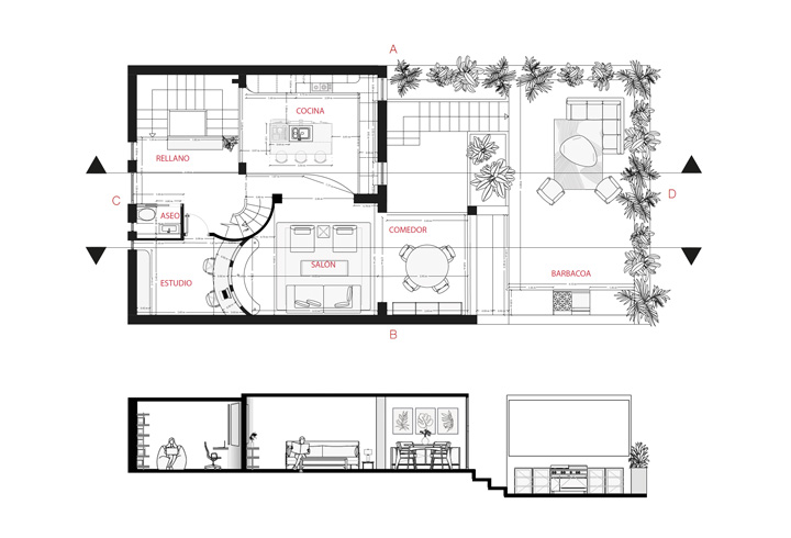 plano chalet Cheviot