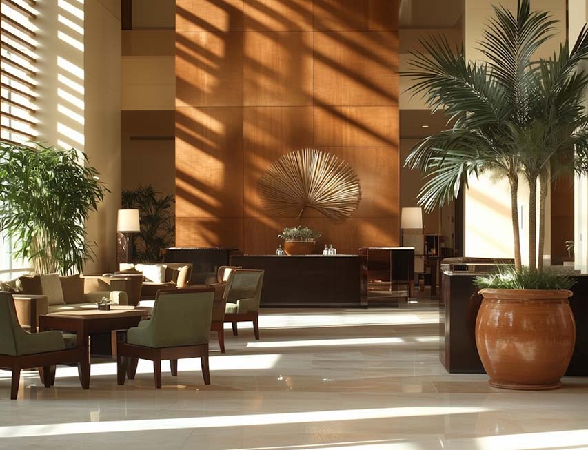 Modern Hotel Lobby