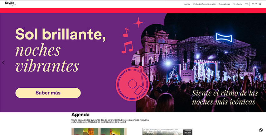 Página web visita Sevilla Página web de Visita Sevilla.