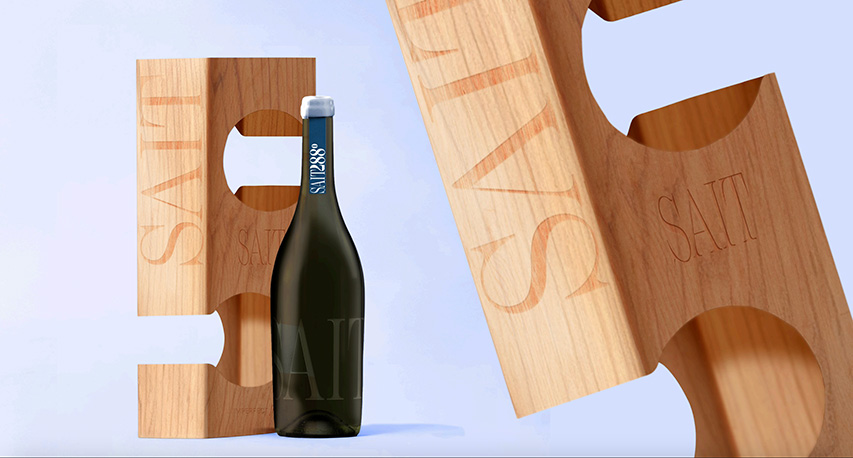 caja botella sait