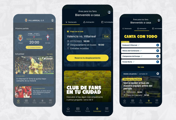 aplicacion villarreal cf