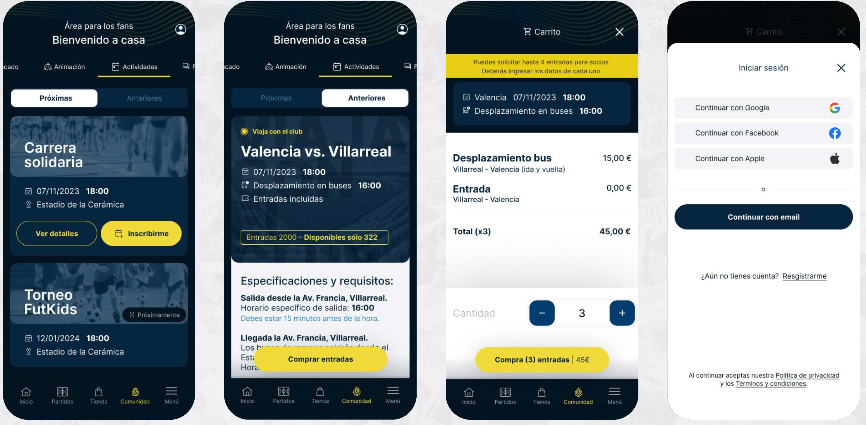 partidos villarreal